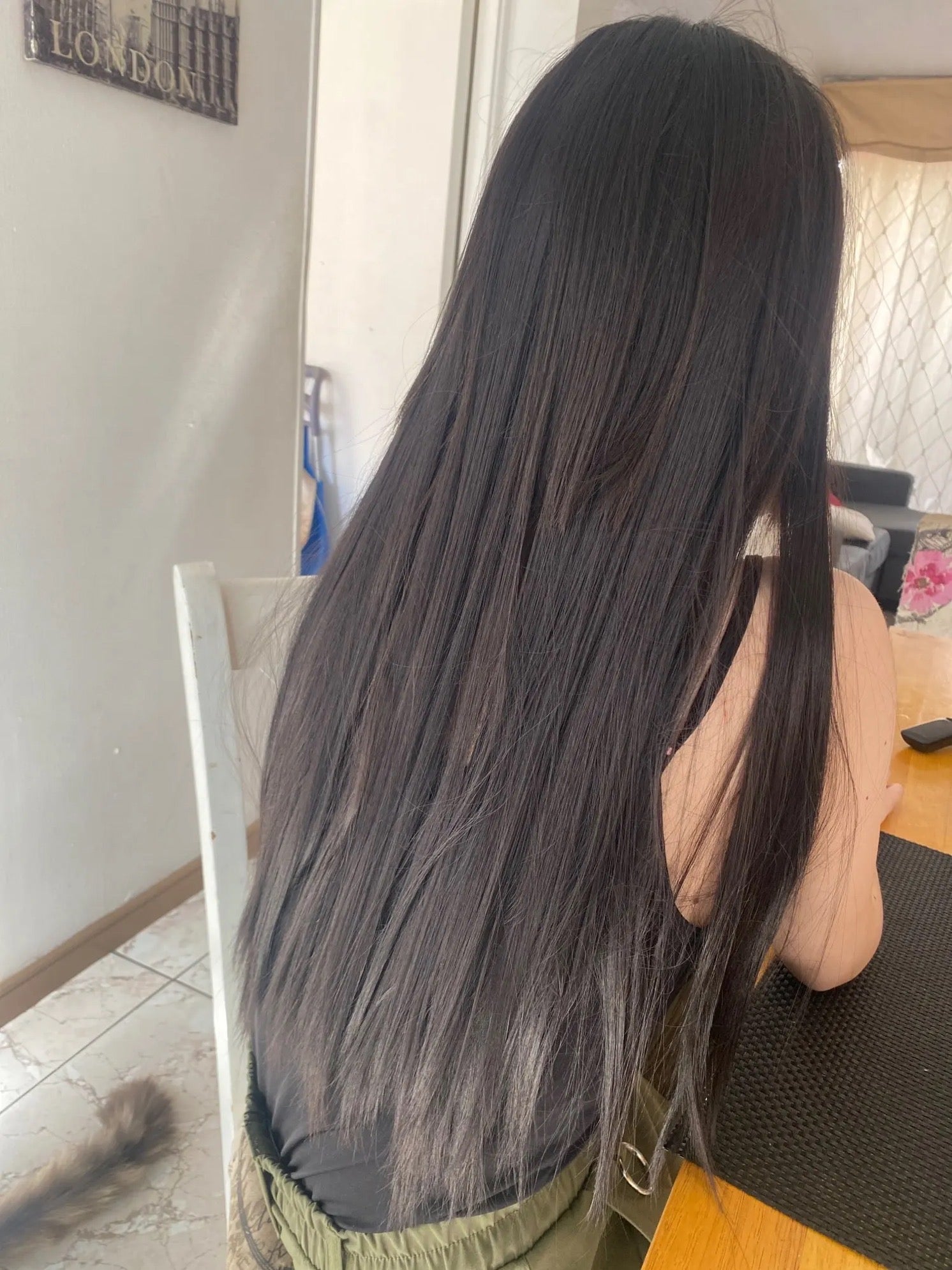 Cortina cabello seminatural