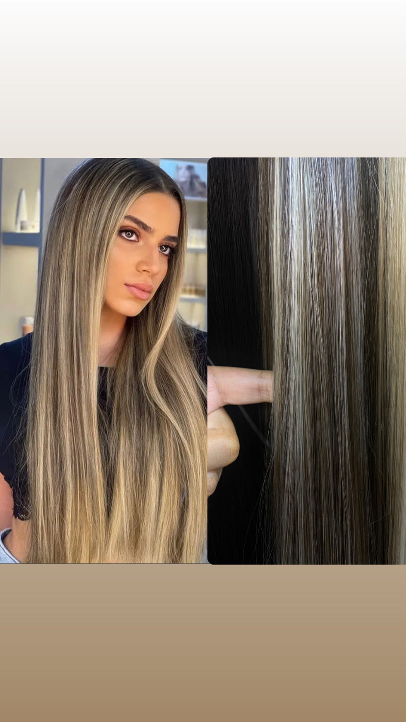Cortina cabello seminatural