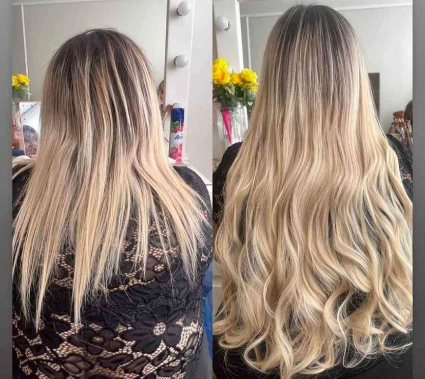 Cortina cabello seminatural